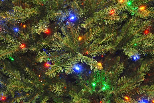 ft. Pre-Lit Dunhill® Fir Hinged Full Artificial Christmas Tree